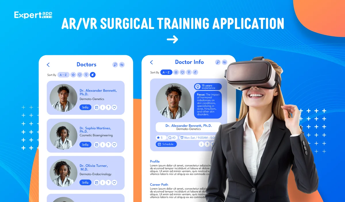 AR VR Surgical Training Application