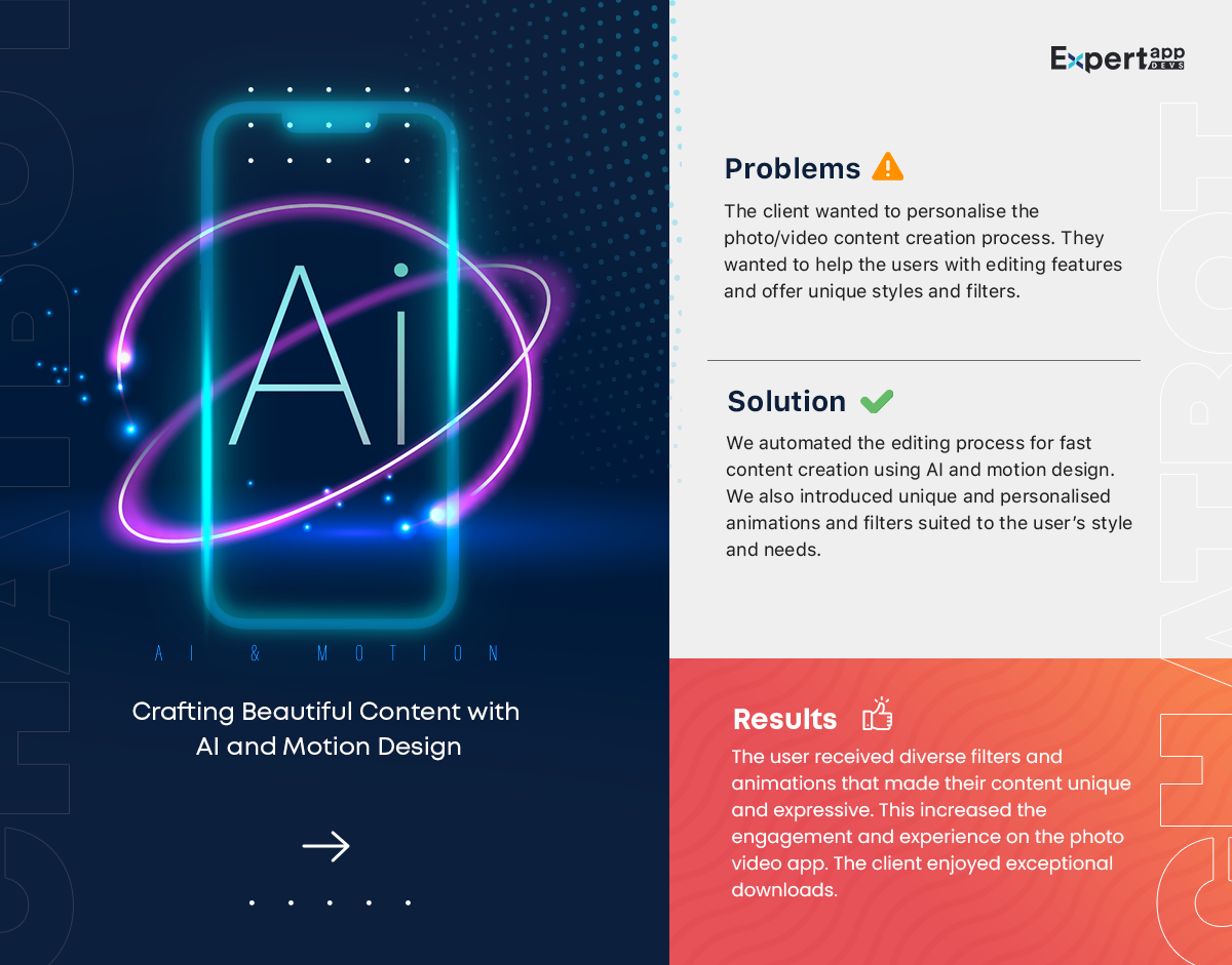 Case Study Crafting Beautiful Content with AI and Motion Design