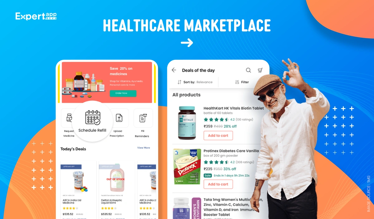 Concept for Healthcare Marketplace App Development
