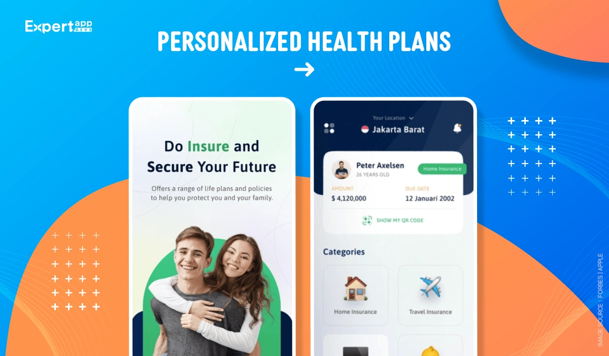 Concept for Personalized Health Plans App Development