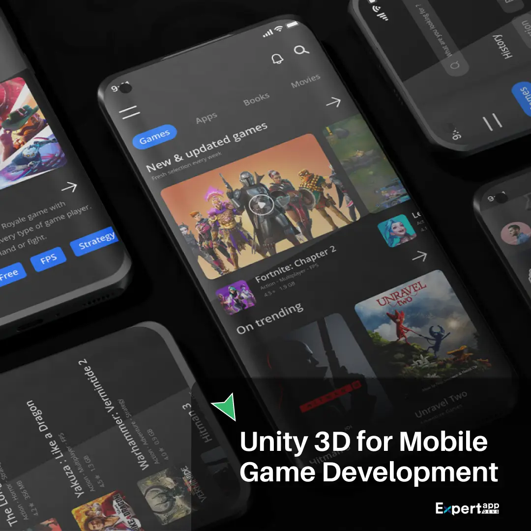unity 3D for game development