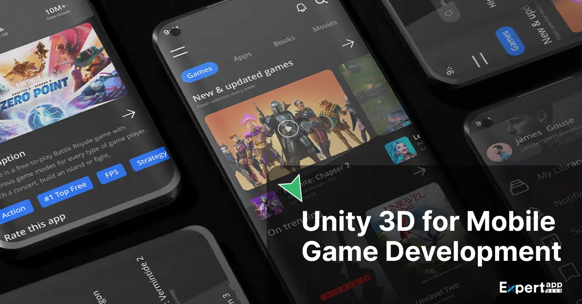 unity 3D for game development