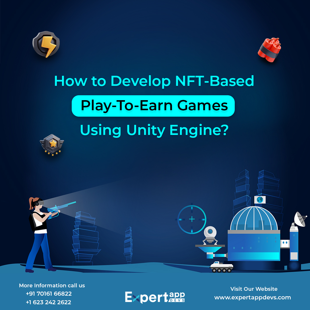 nft based p2e play to earn games with unity engine