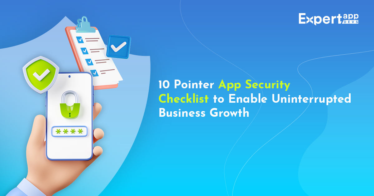 web and mobile app security checklist