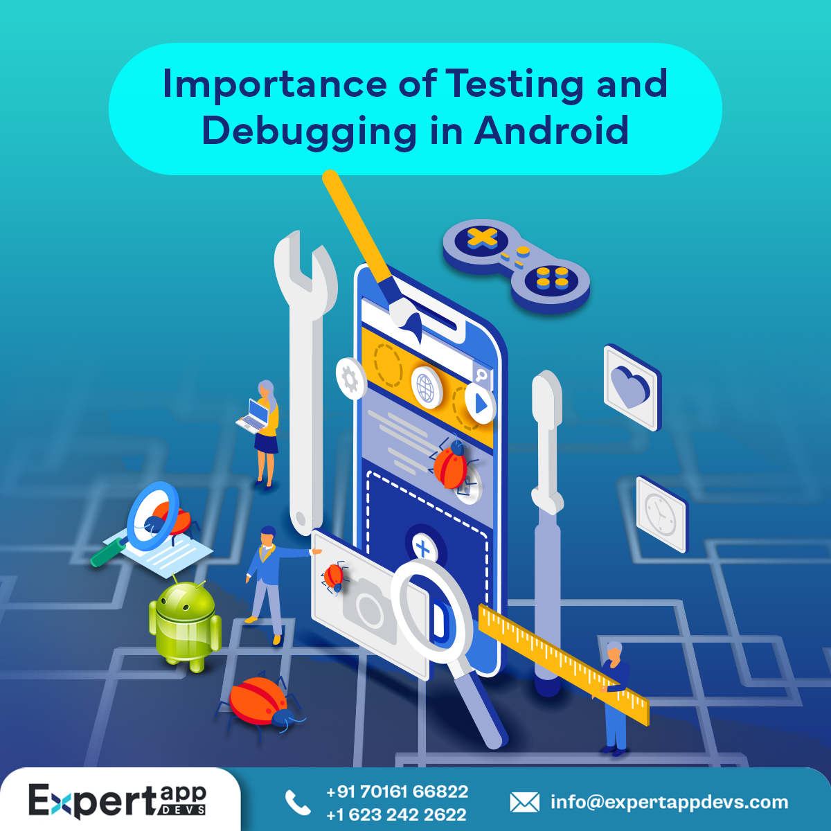 testing and debugging in android
