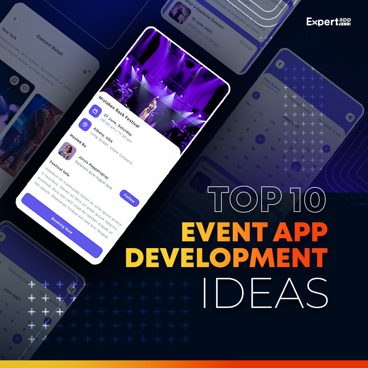 Top 10 Event App Development Ideas