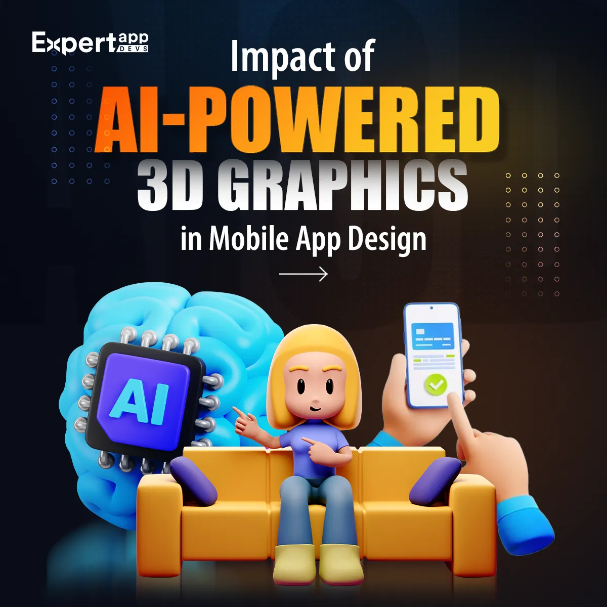 Impact of AI 3D Graphics in Mobile App Design