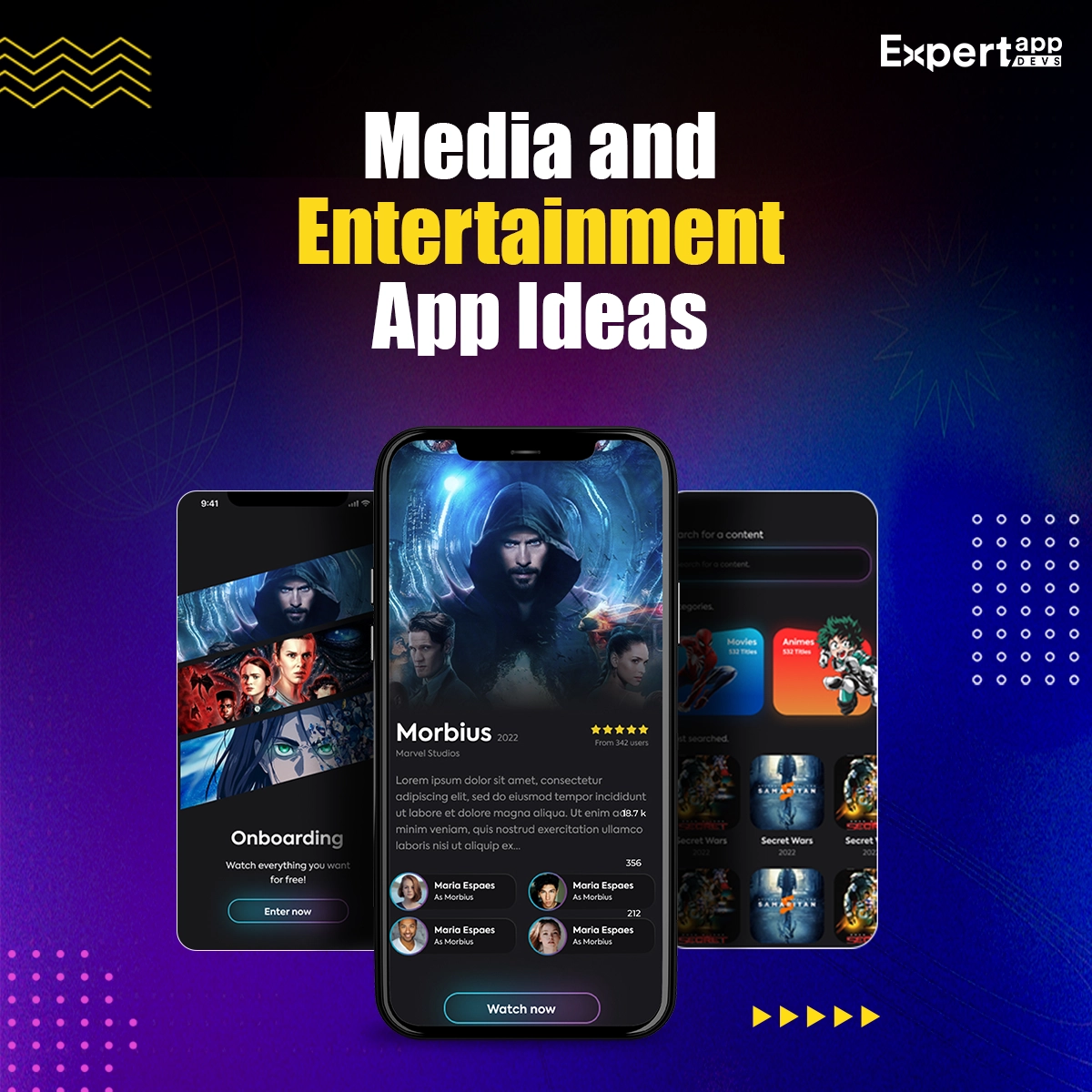 Top 10 Media and Entertainment App Ideas