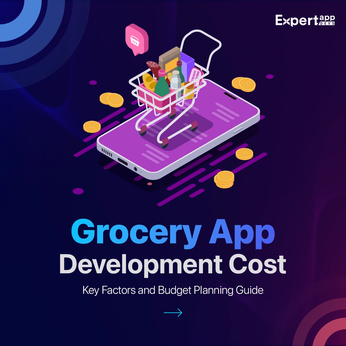 grocery app development costs