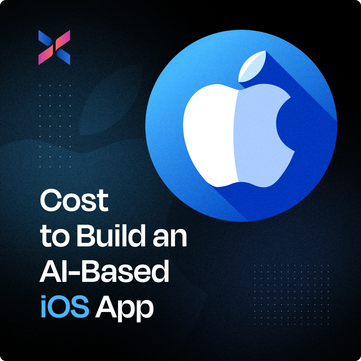 how much does it cost to build an ai based ios app in india