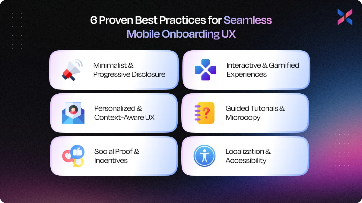 6 Proven Best Practices for Seamless Mobile Onboarding UX