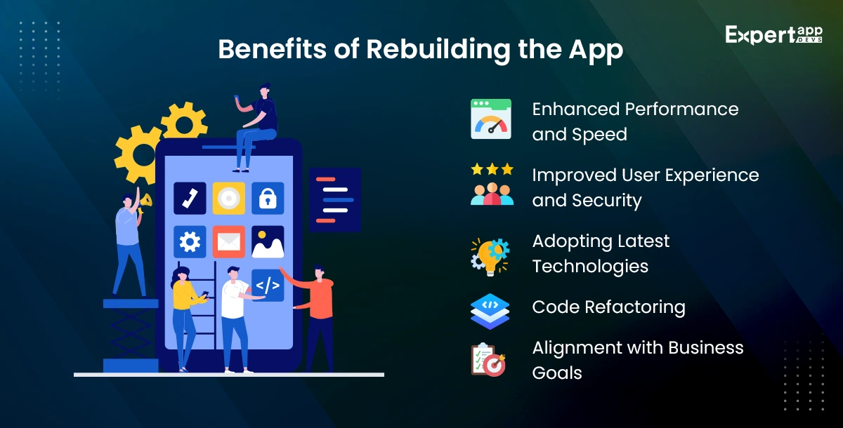 benefits of rebuilding the app