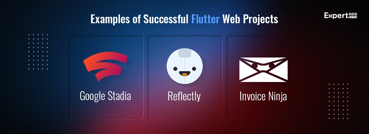 examples of successful flutter web projects