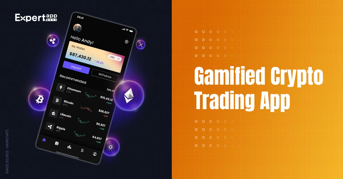 gamified crypto trading app idea