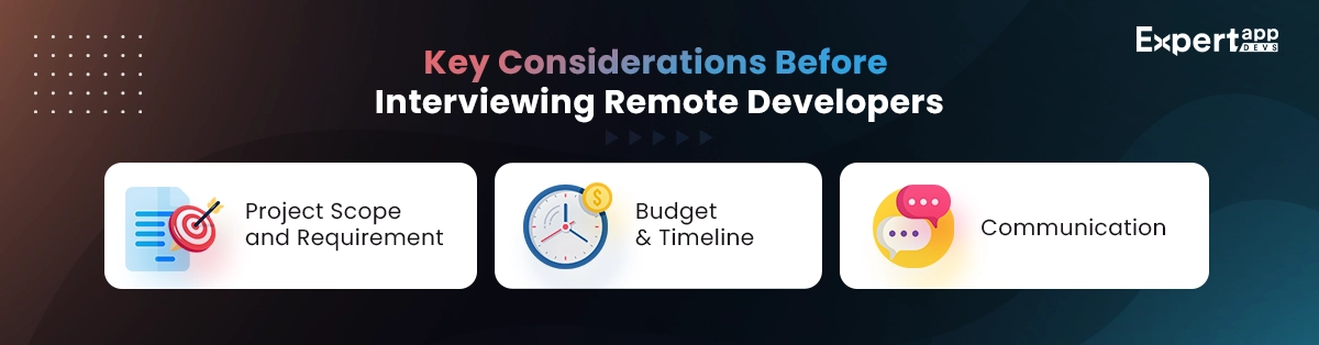 key considerations before interviewing remote developers