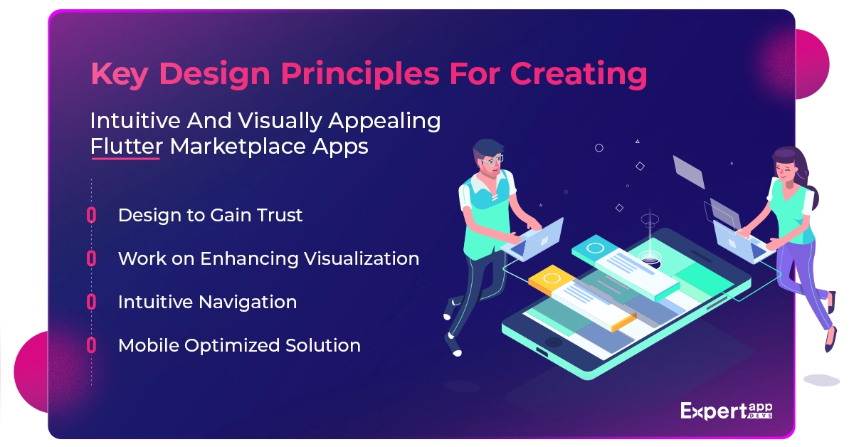 Key Design Principles For Creating Intuitive And Visually Appealing Flutter Marketplace Apps