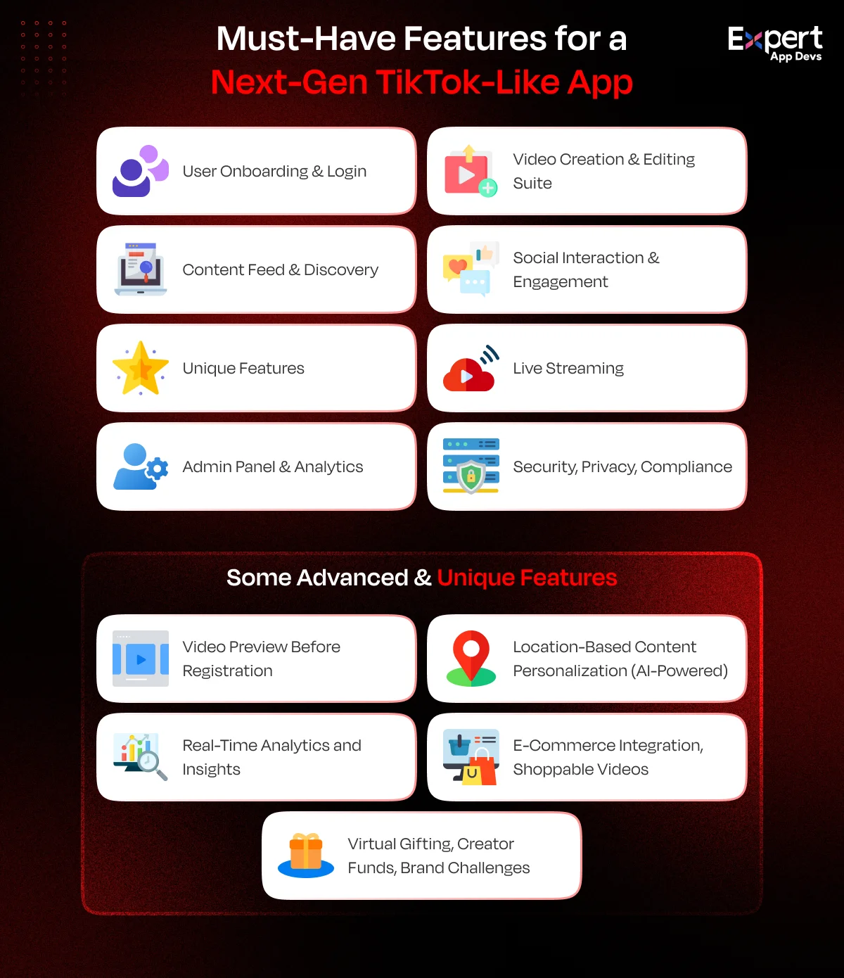 must have features for a next-gen tiktok like app must have features for a next-gen tiktok like app