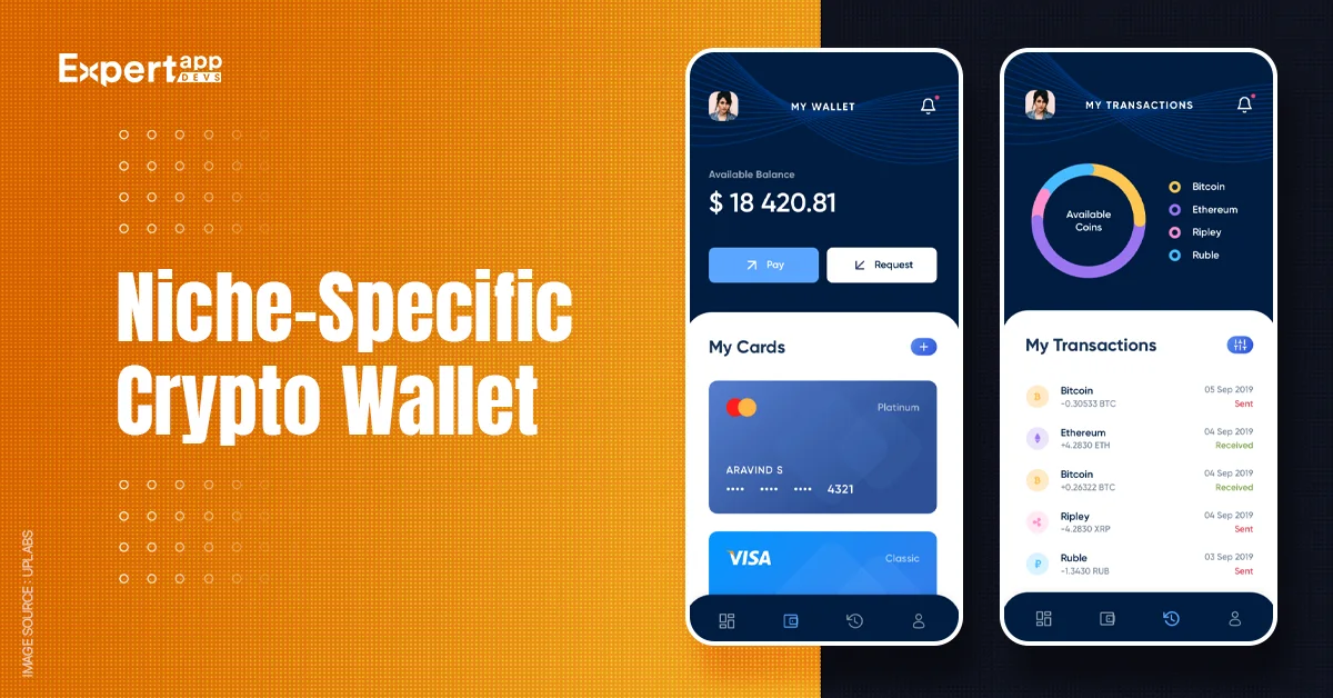 niche specific crypto wallet app idea
