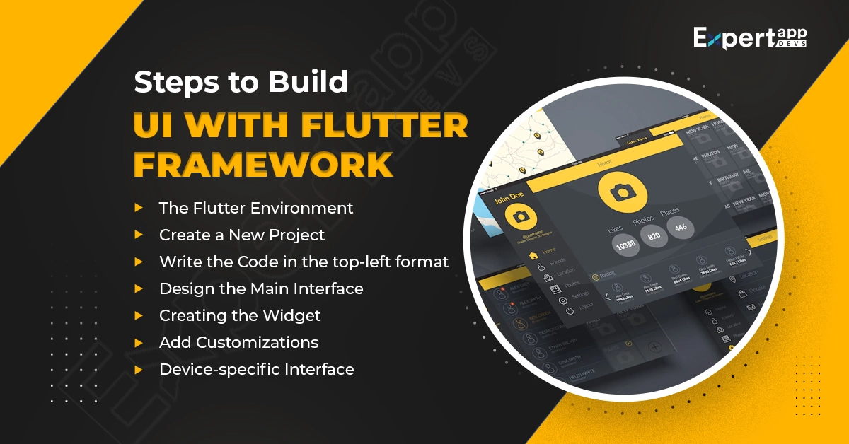 Steps to Build UI with Flutter Framework