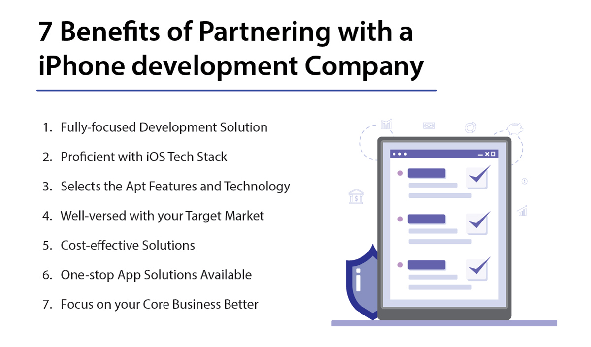7 benefits of partnering with a iphone development company