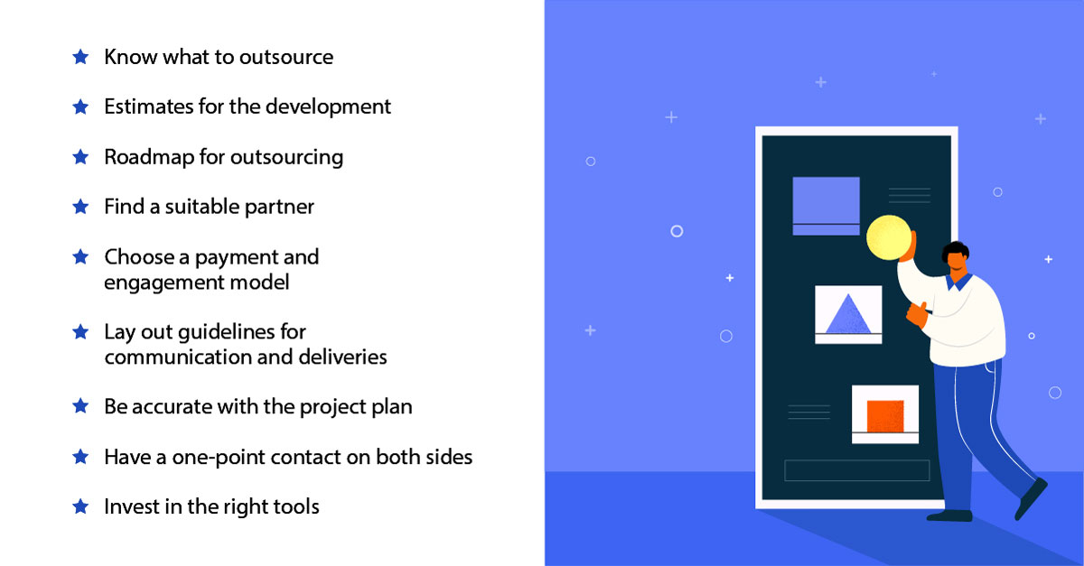steps to outsource app development