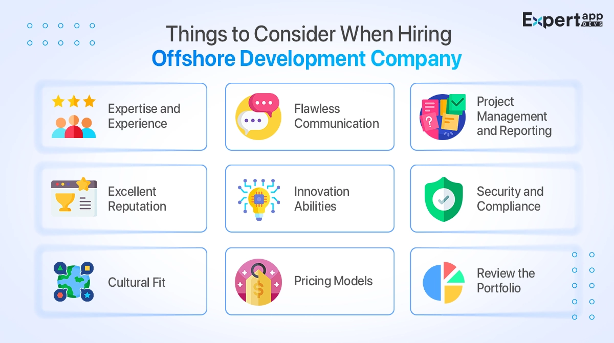 things to consider when hiring offshore app development company