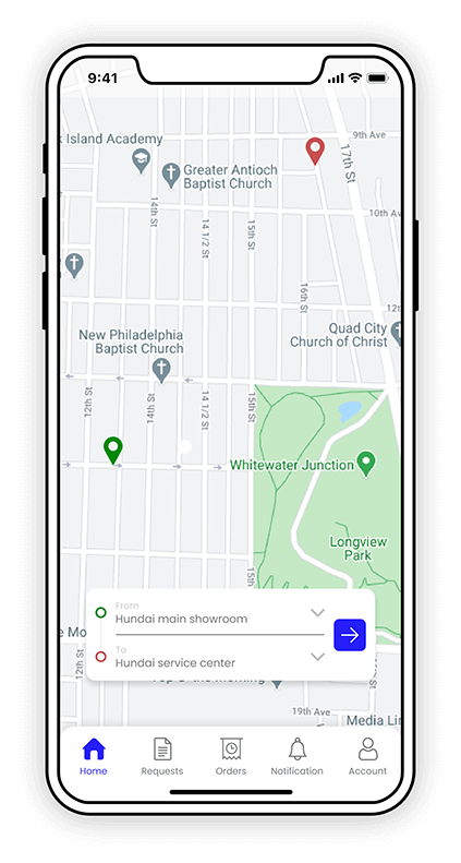 Inventory Delivery Service Application
