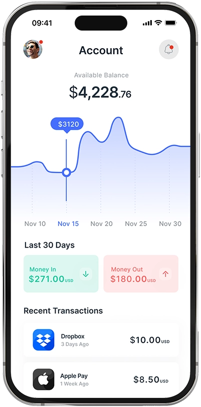 banking fintech app development portfolio