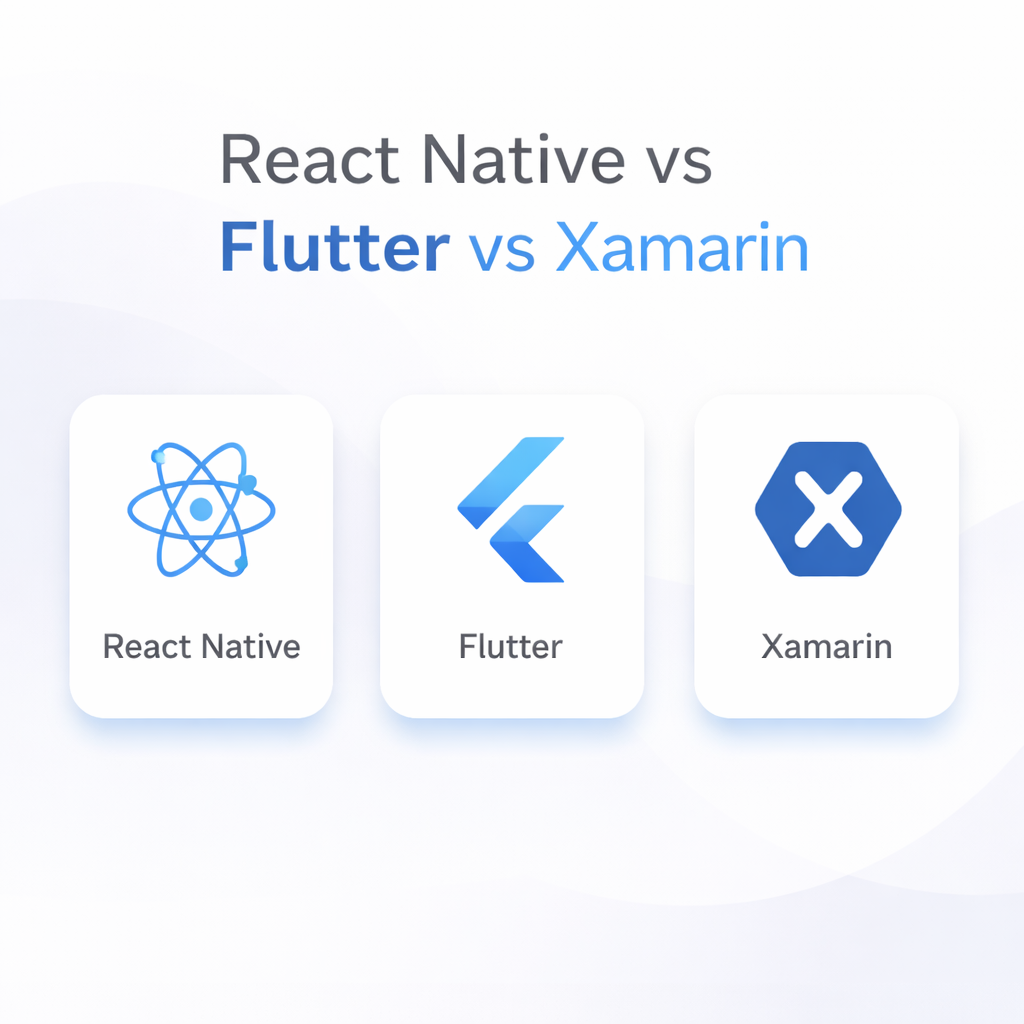 React Native vs Flutter vs Xamarin