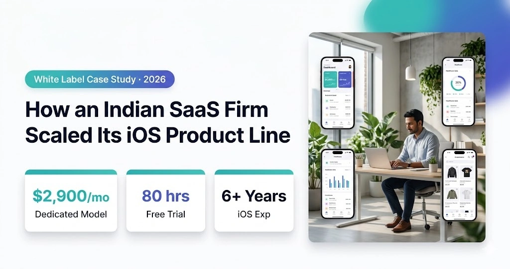 How a Reputed Indian SaaS Firm Hired Dedicated iOS Developers in India and Scaled Three Product Verticals Under a White Label Model