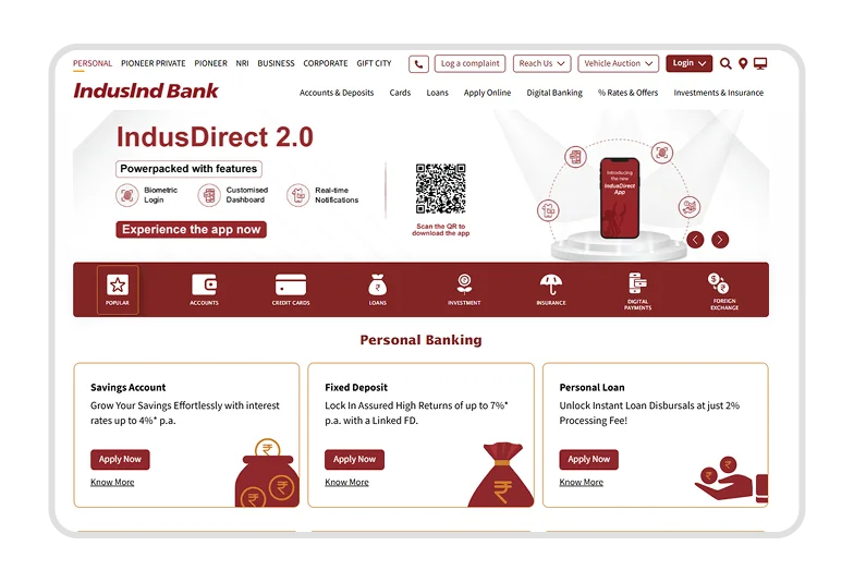 Modern digital banking platform improving customer engagement and adoption