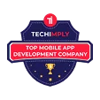 Techimply listing badge for top mobile app development company