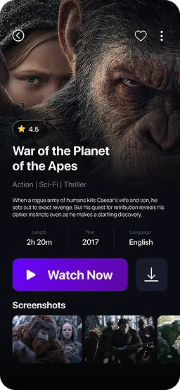 OTT app development with video streaming, subscription management, and scalable cloud infrastructure