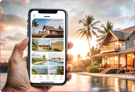Hotel and vacation rental booking app for seamless accommodation reservations and property discovery