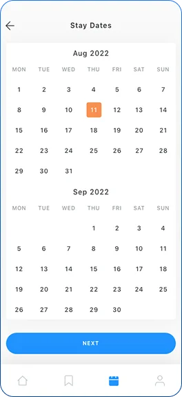 Smart travel calendar for trip planning, booking schedules, check-in dates, and itinerary management