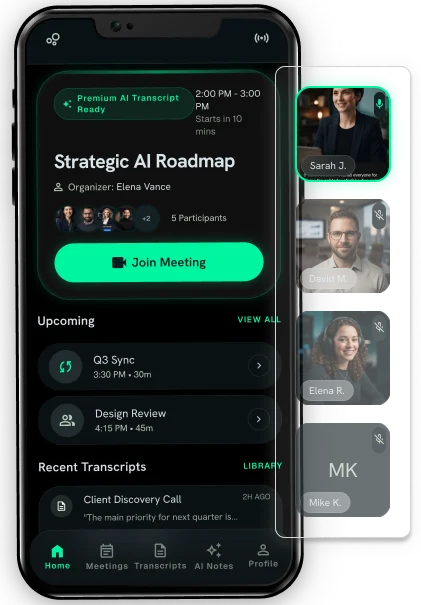 AI Based Real-Time Transcript Ready-Made Solution