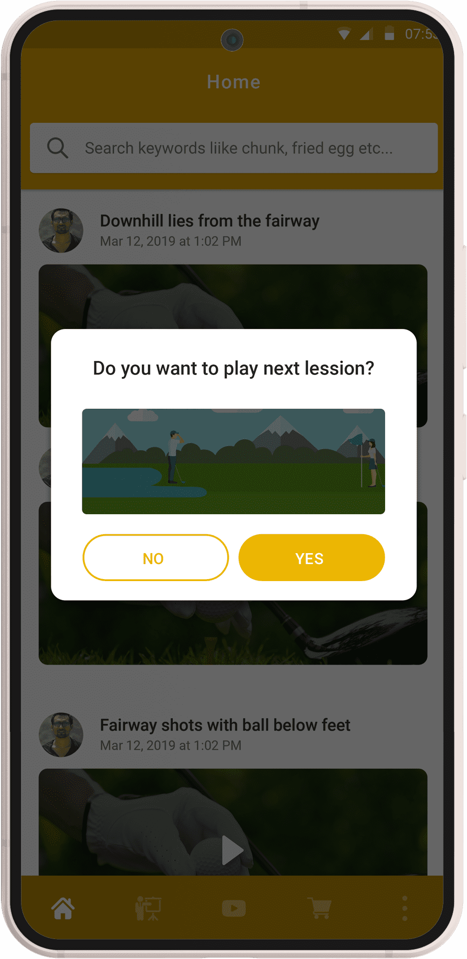 Golf Coach & Student App