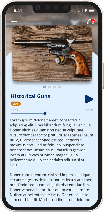 IoT Museum Guide Application
