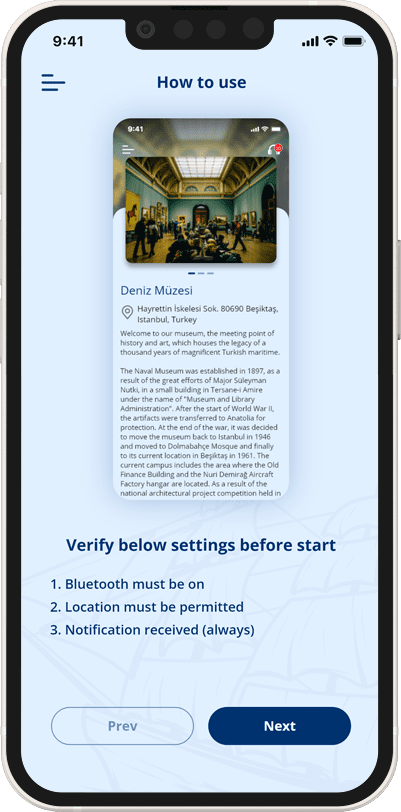 IoT Museum Guide Application