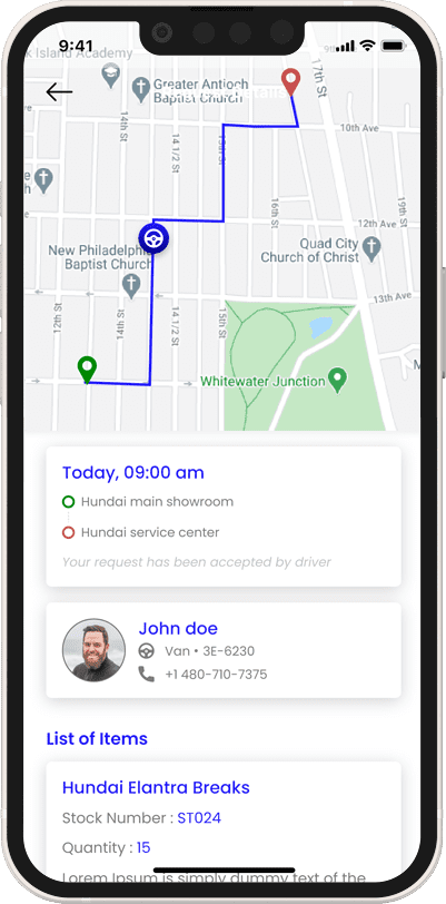 Inventory Management and Delivery Service Application