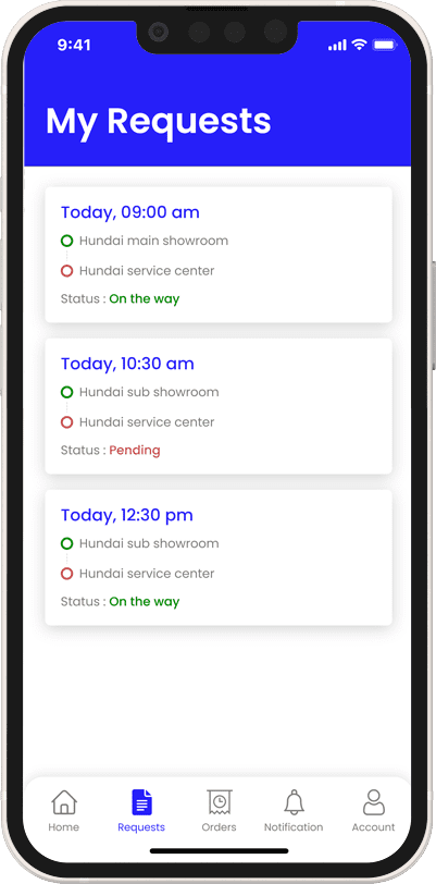 Inventory Management and Delivery Service Application