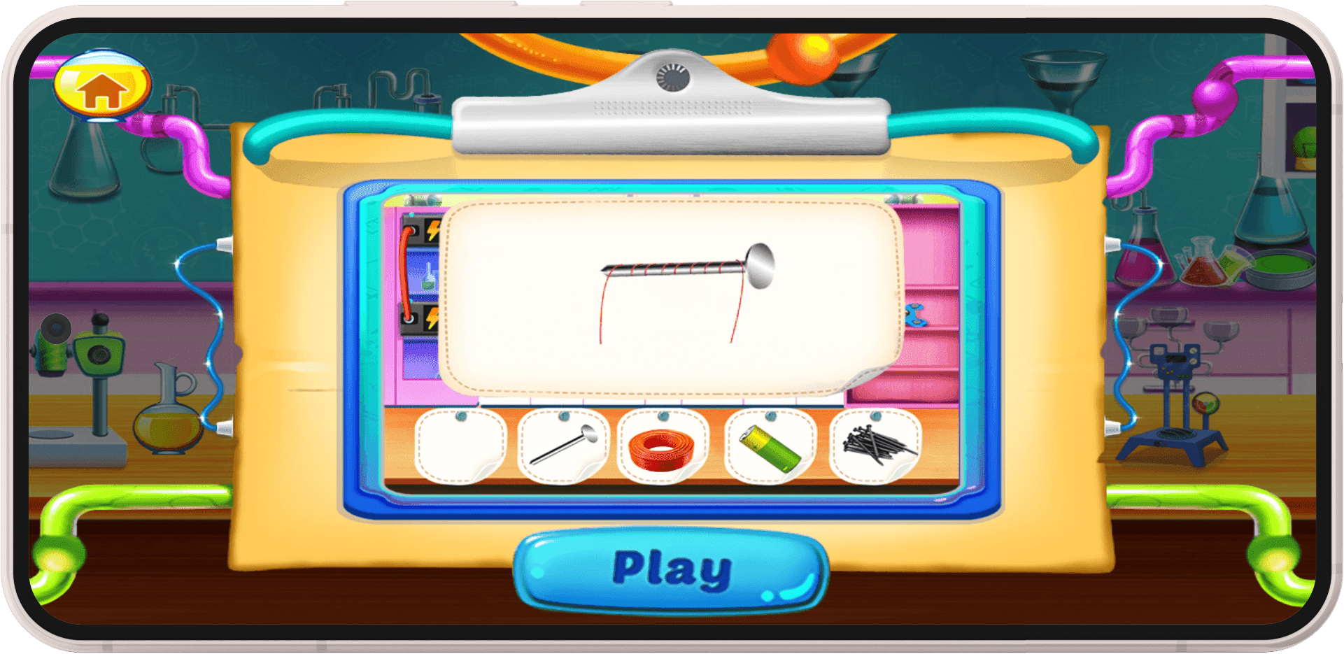 Science Experiment Lab Game Application