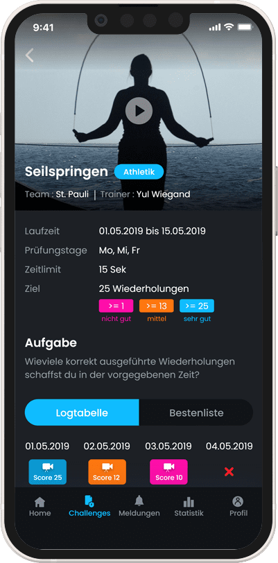 Coach and Player Training App