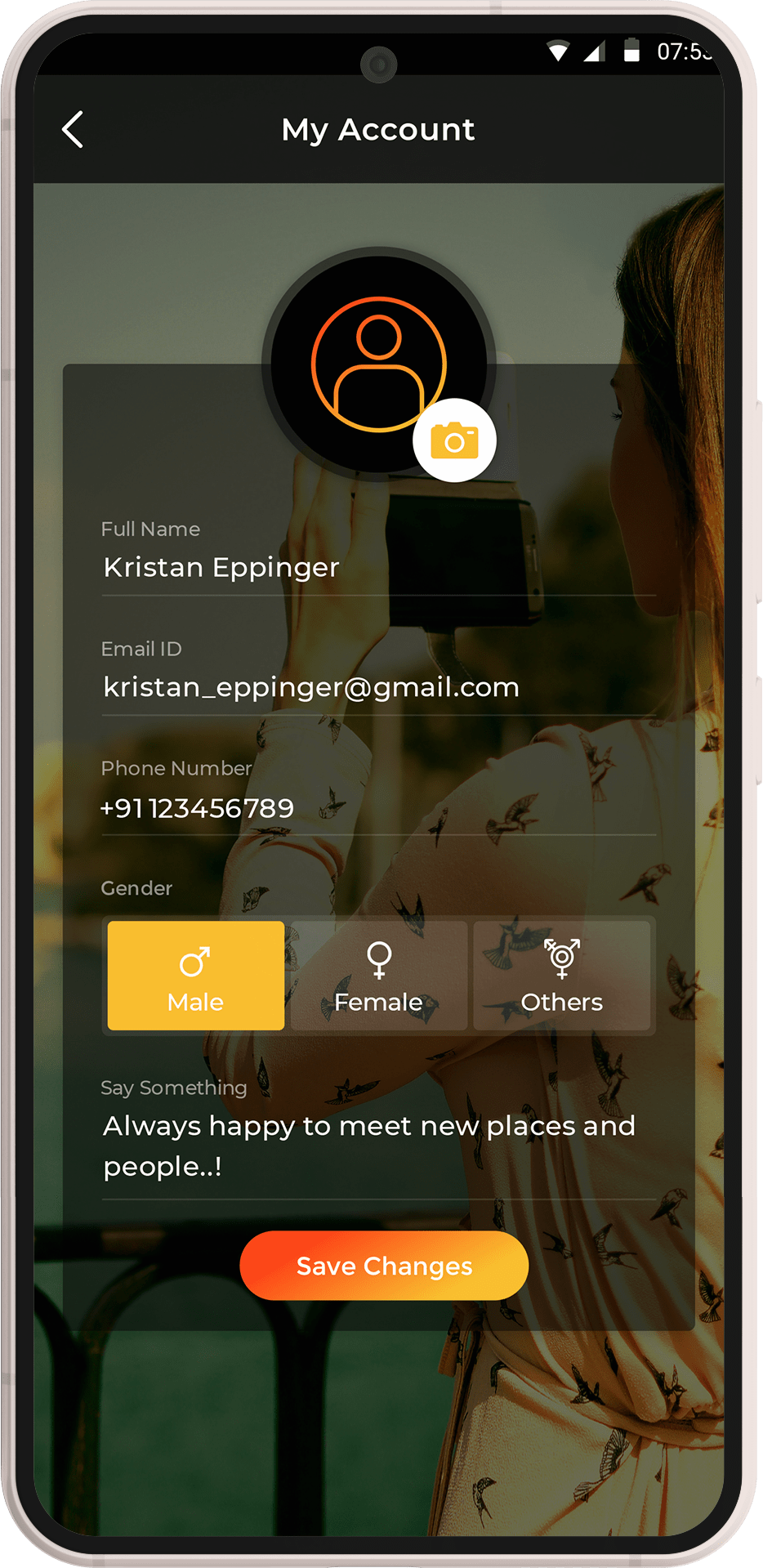 Augmented Reality Social Application