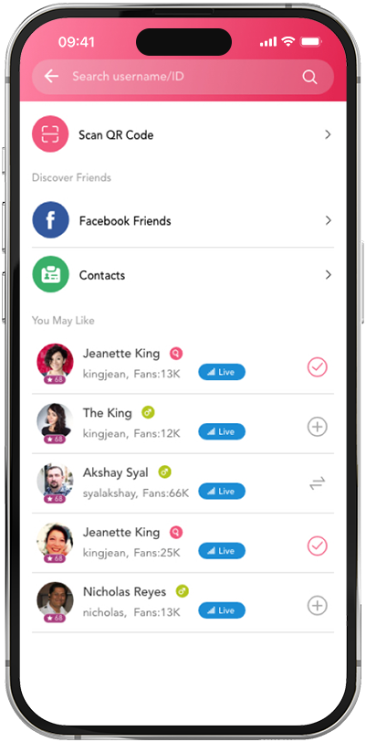 Live Streaming and Video Chat App in Social Entertainment