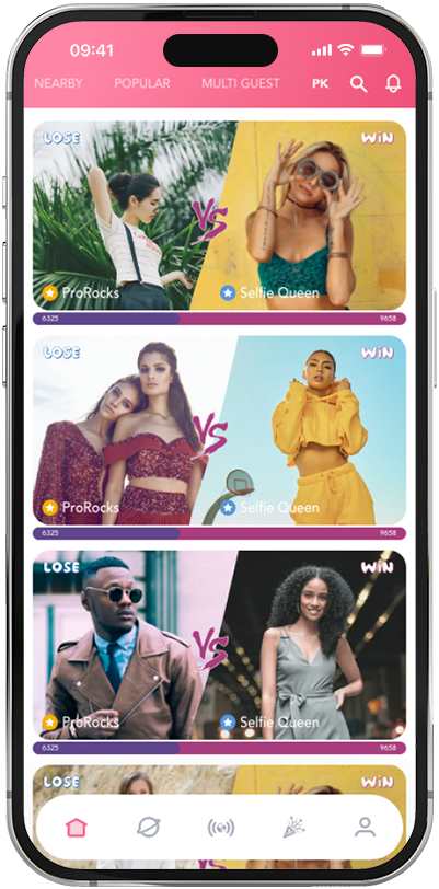 Live Streaming and Video Chat App in Social Entertainment