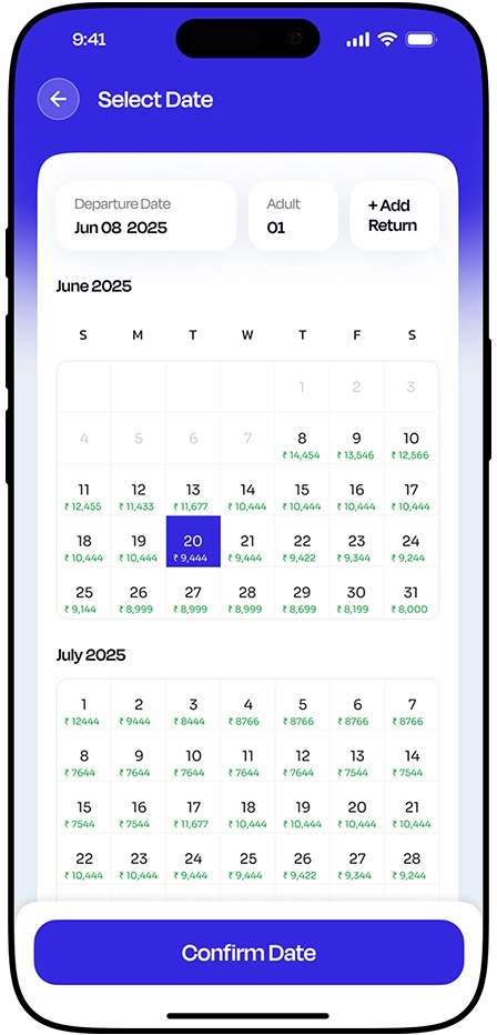 Custom Flight Booking App Development with AI