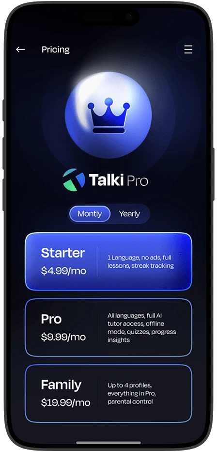 AI-Based Language Learning App