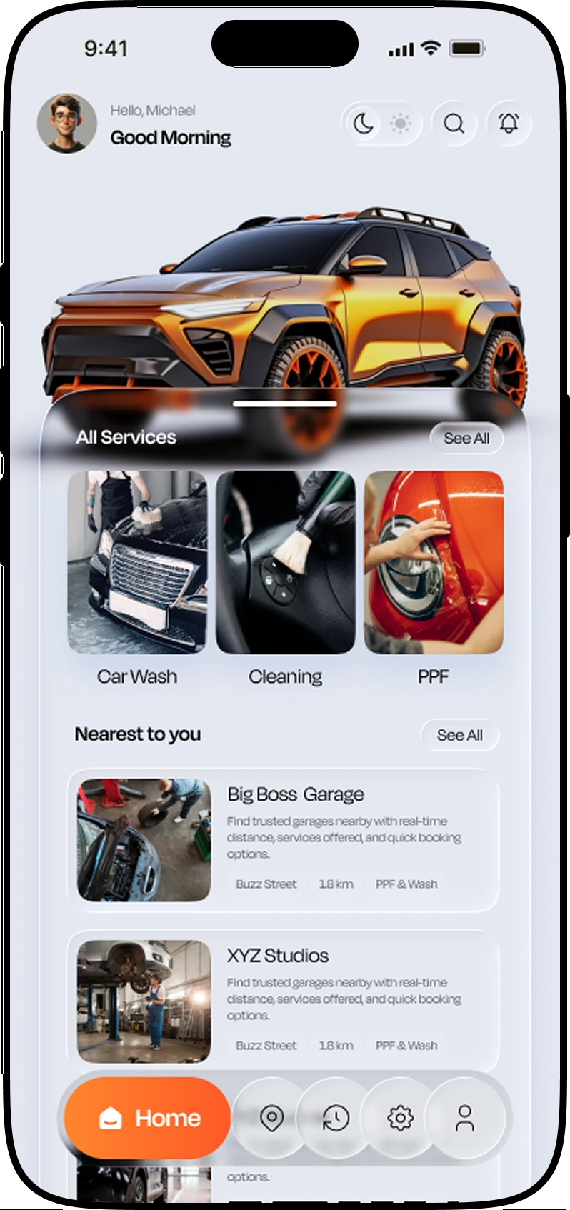 On-Demand Car Service Center App