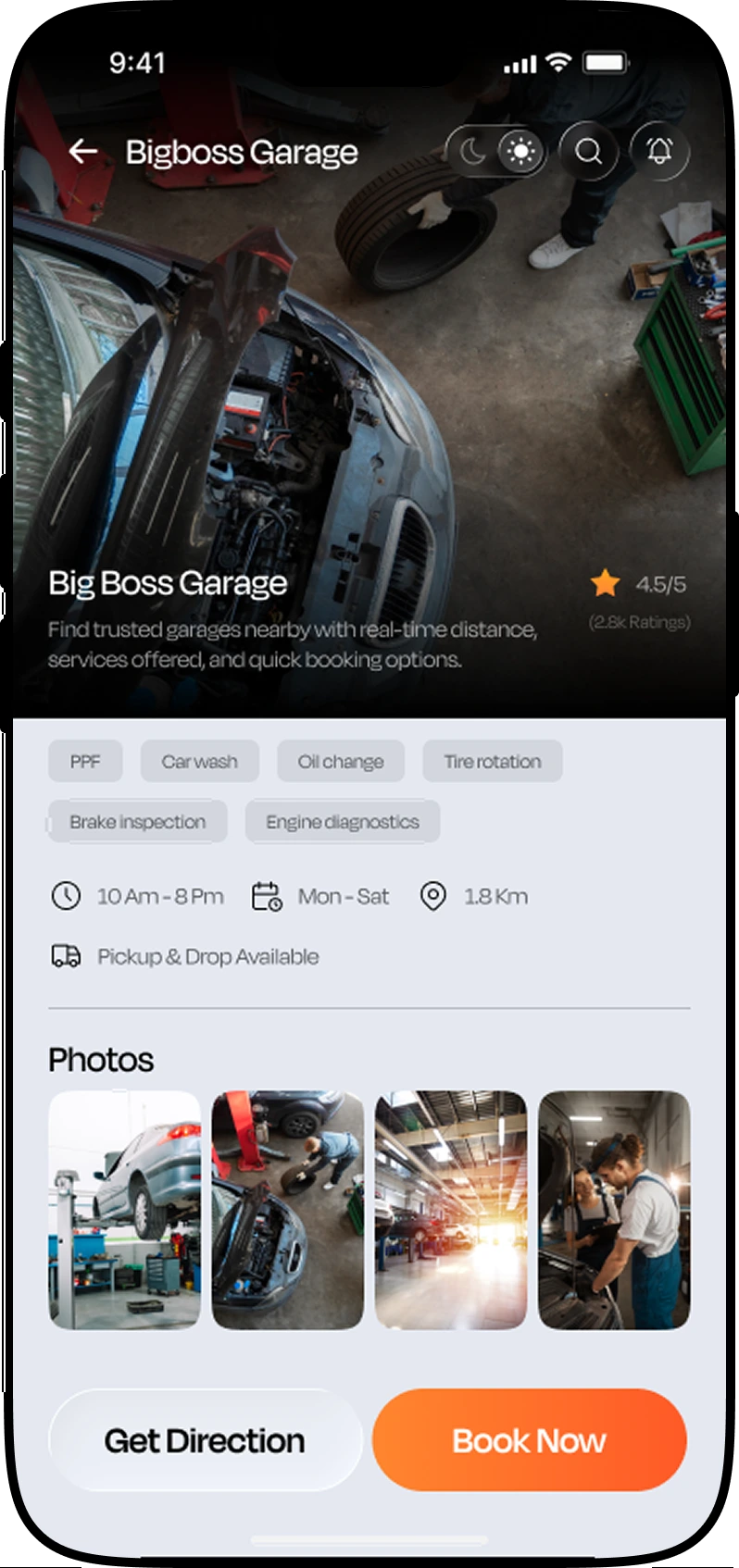On-Demand Car Service Center App